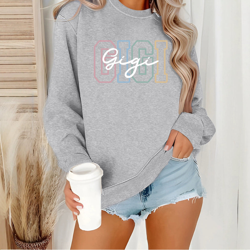 Round neck fleece hoodie