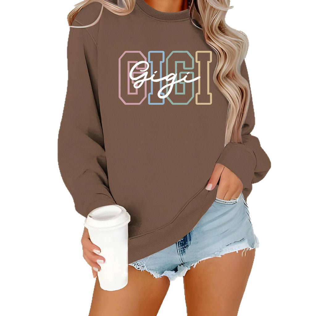 Round neck fleece hoodie