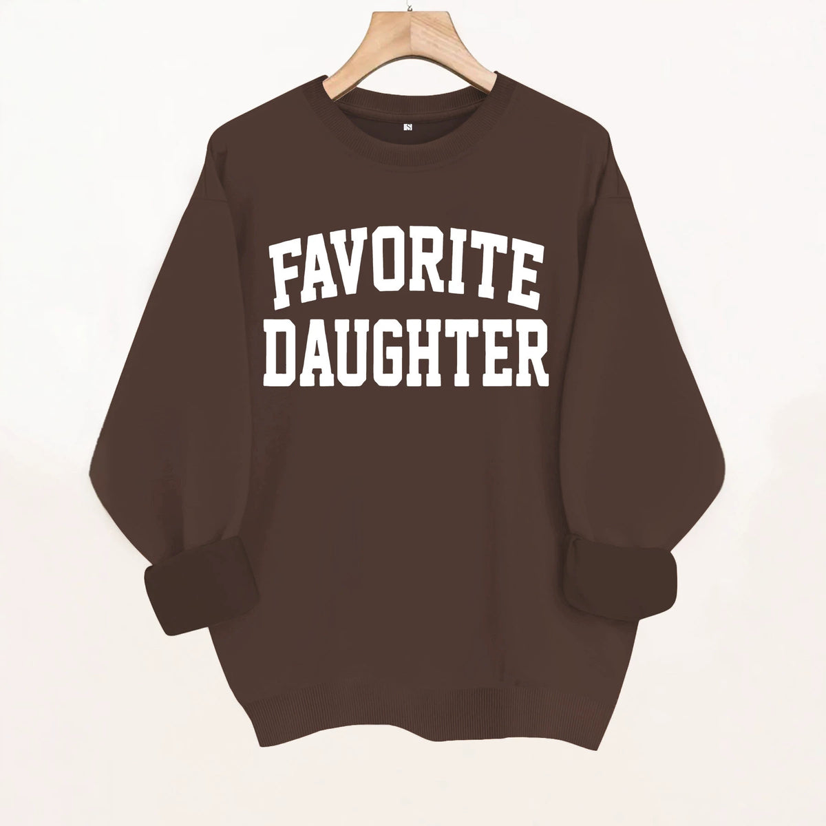 Long sleeved fleece hoodie