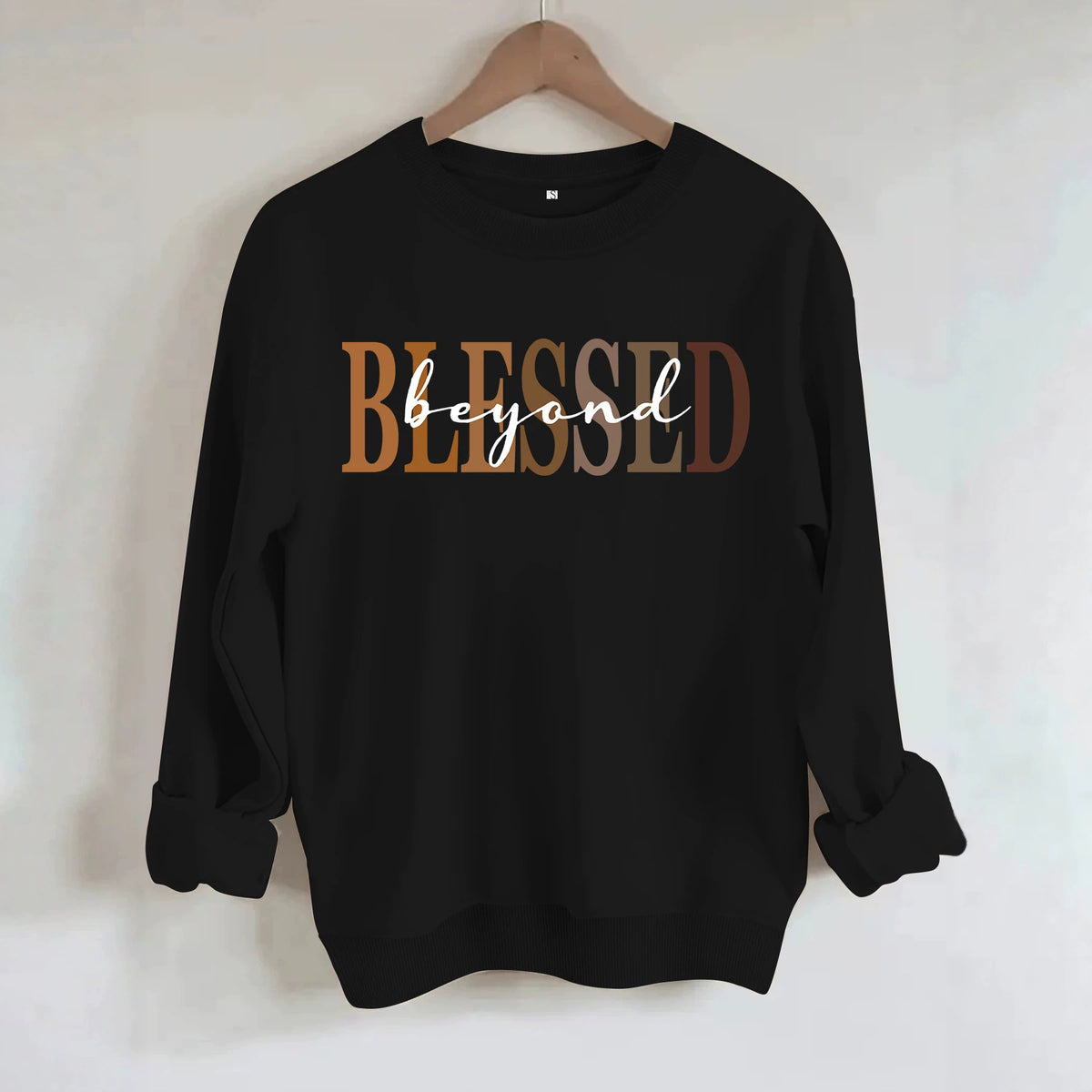 Loose velvet sweatshirt