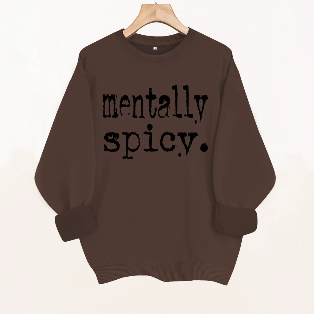 Round neck fleece hoodie