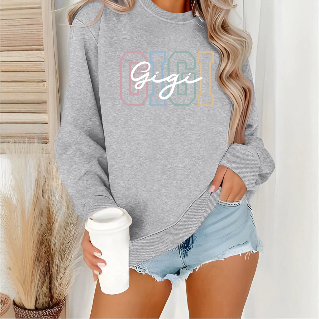 Round neck fleece hoodie