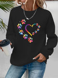 Round neck fleece hoodie