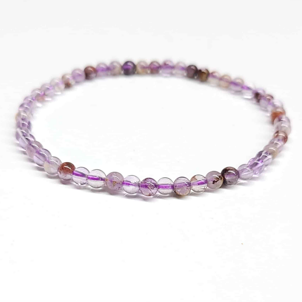 Super 7 Round Bead Bracelet - Stone of Ascension & Manifestation
