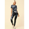 Tie Dye Short Sleeve Top & Leggings Set